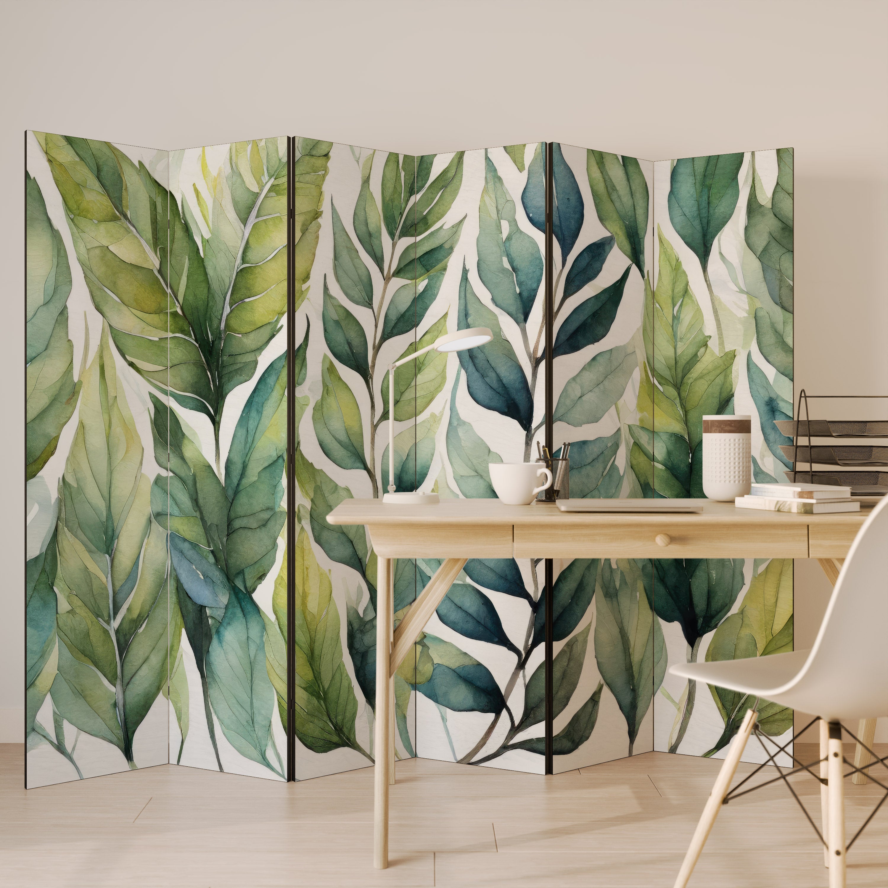 Paravent décoratif à 6 panneaux VERDURE SCAPE