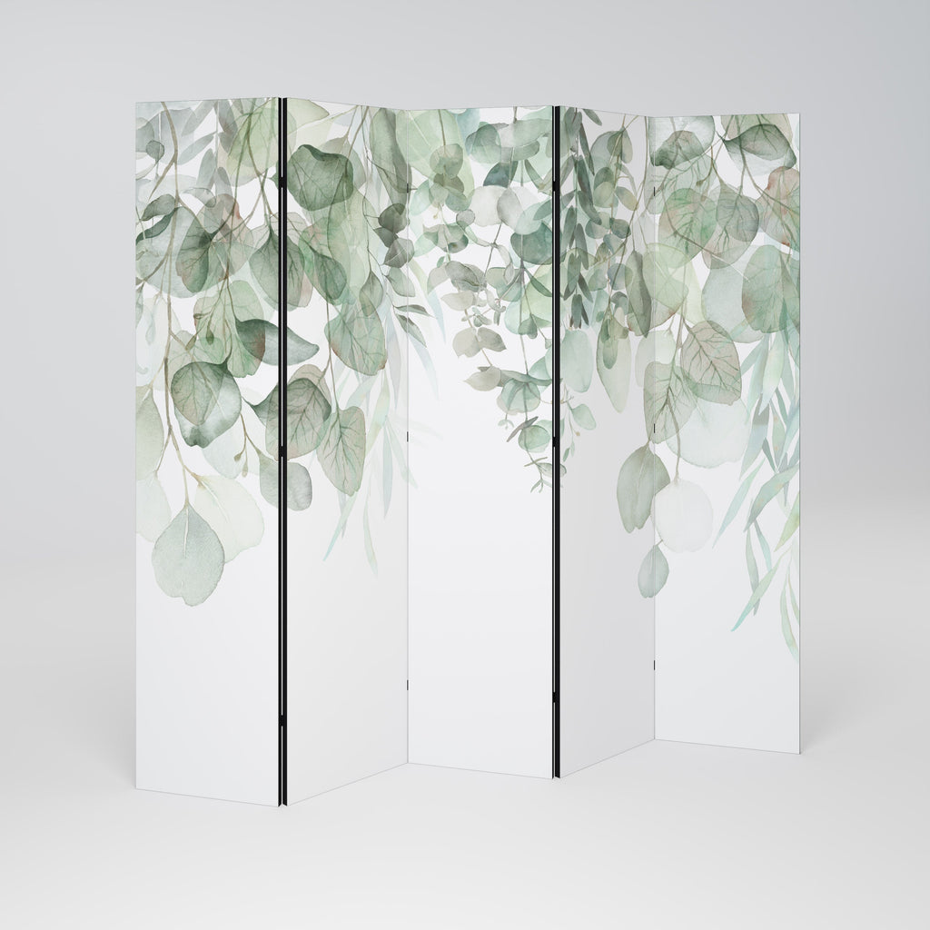 Paravent décoratif à 5 panneaux PURE VERDURE