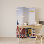 MEMORY OF RIGA 3-Panel Room Divider