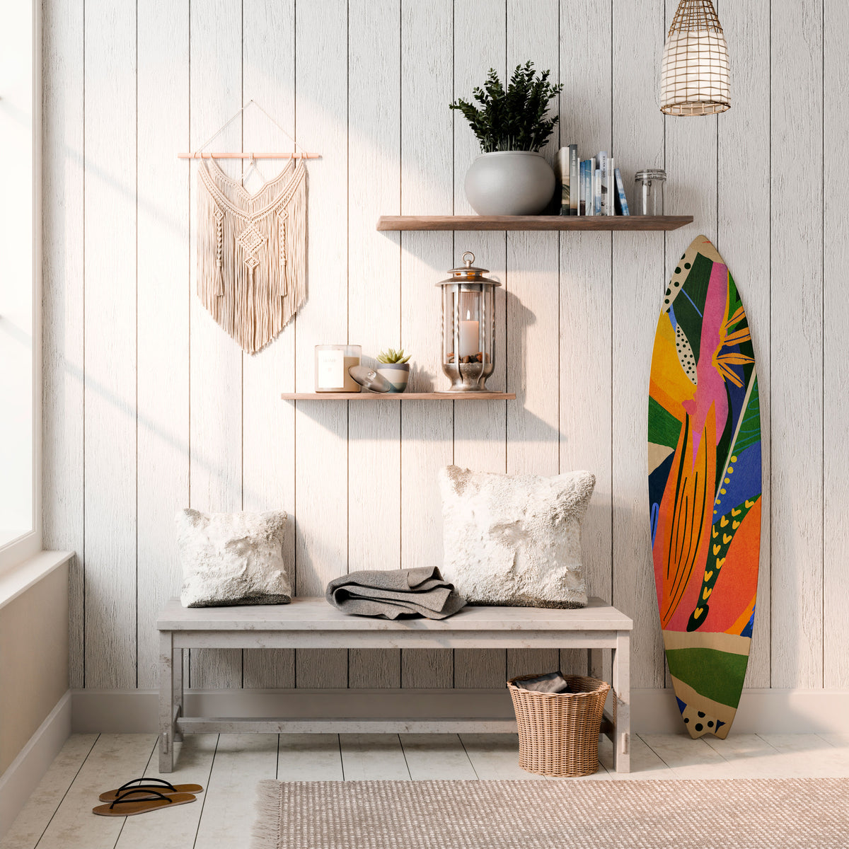 RAMPANT VEGETATION Surfboard Decorative Panel