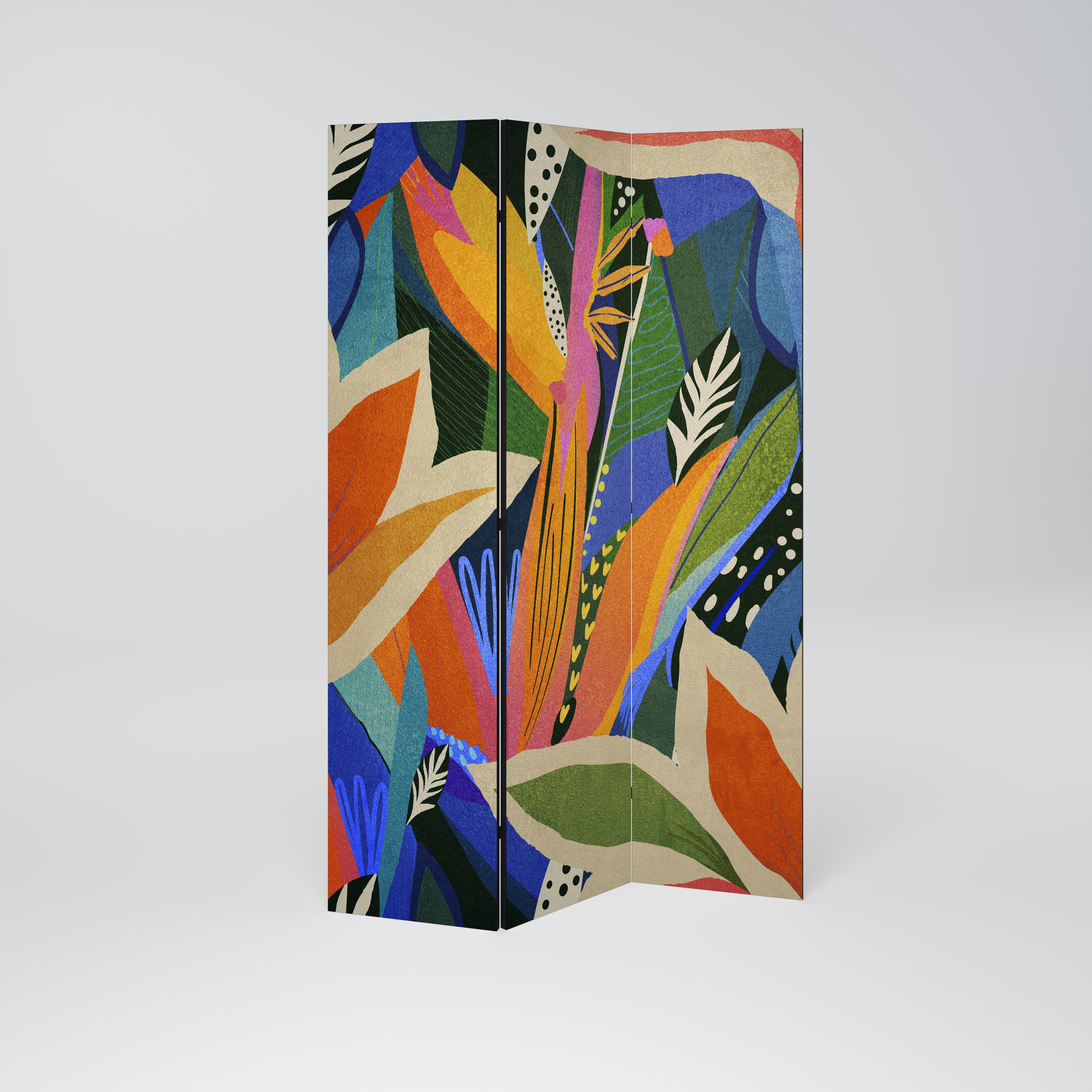 RAMPANT VEGETATION 3-Panel Room Divider