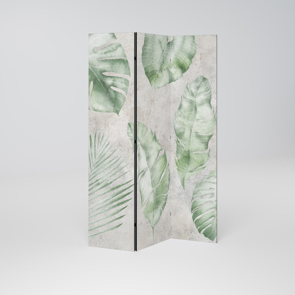 LUSH LEAF WHISPERS 3-Panel Room Divider