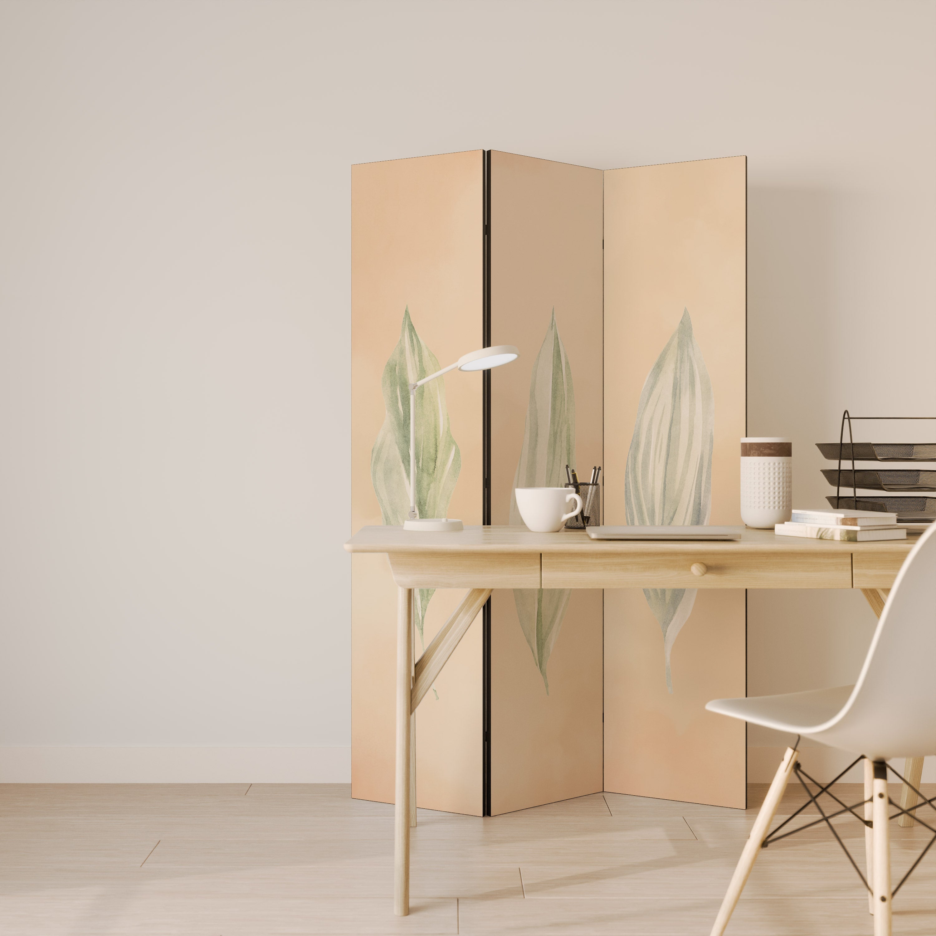 LEAFY HARMONY 3-Panel Room Divider