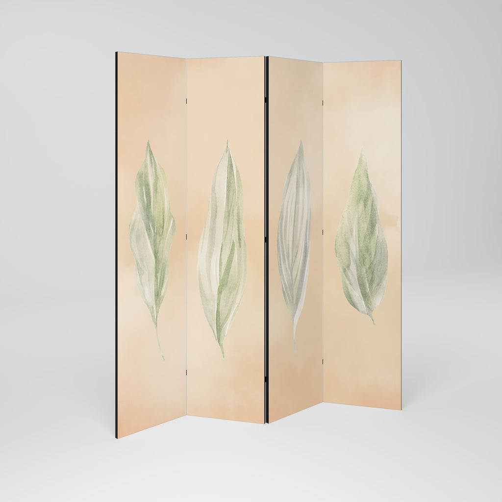 LEAFY HARMONY 4-Panel Room Divider