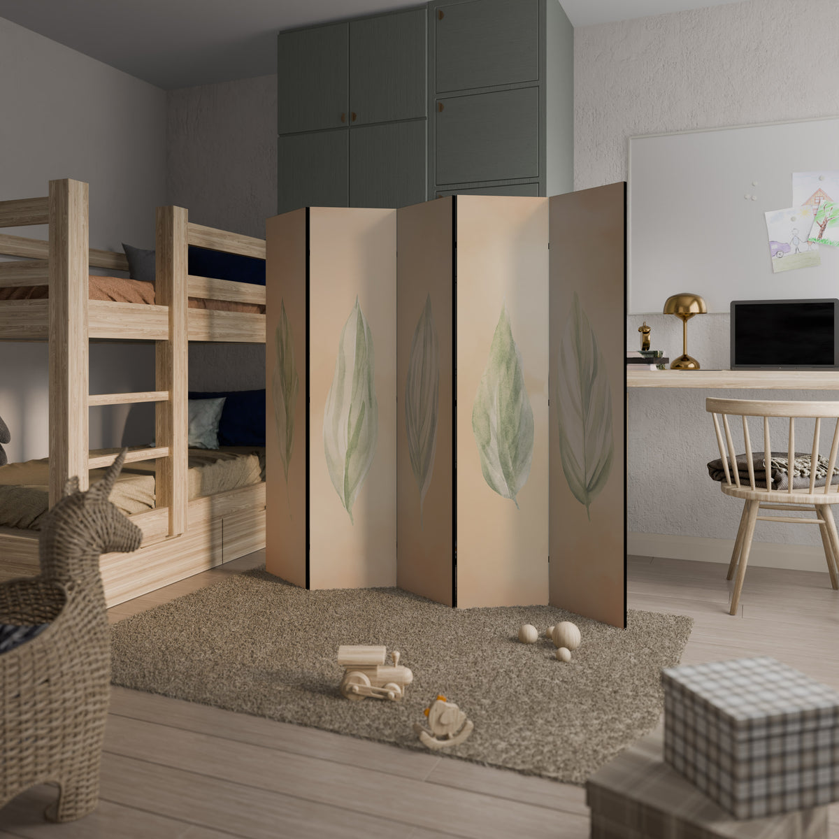 LEAFY HARMONY 5-Panel Room Divider
