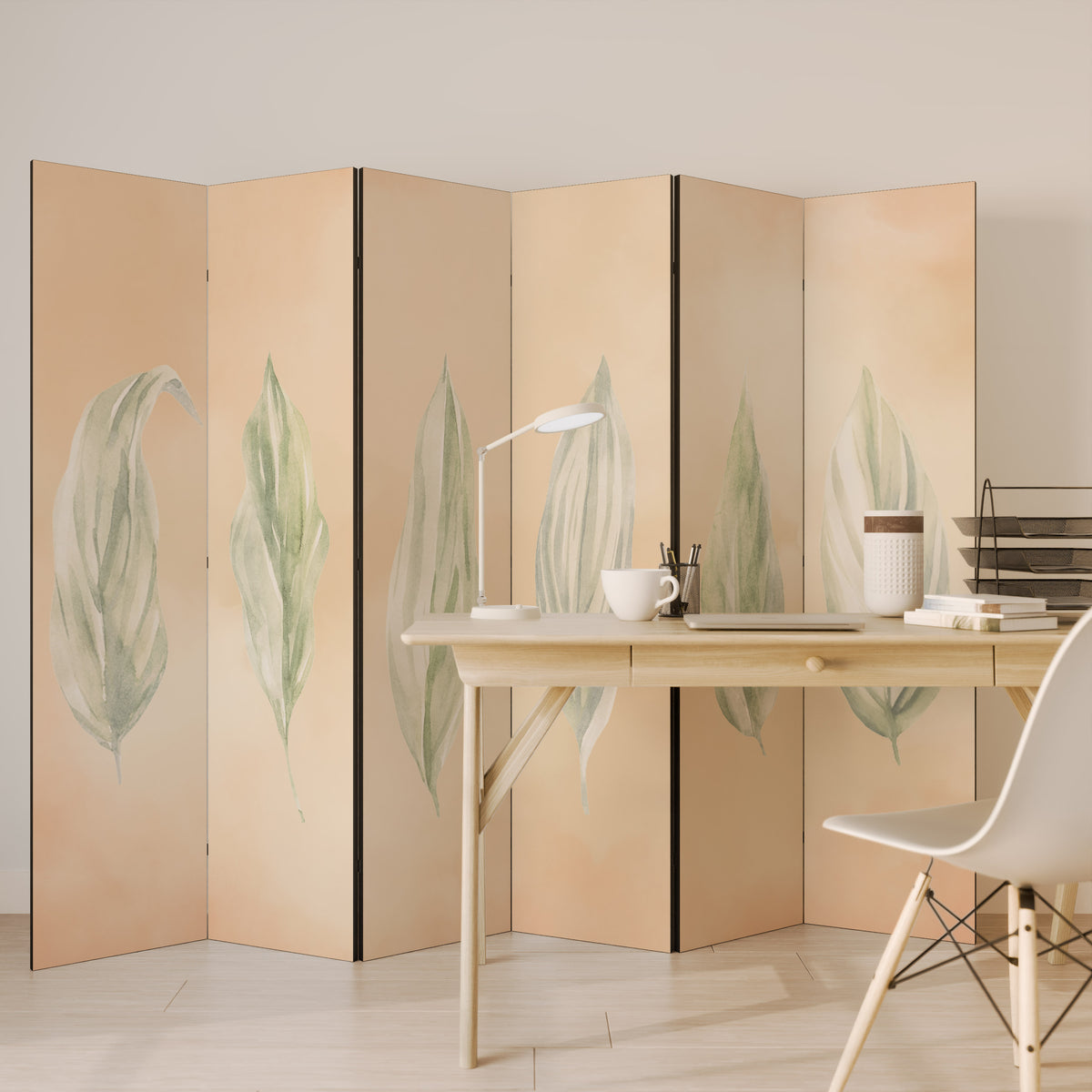 LEAFY HARMONY 6-Panel Room Divider