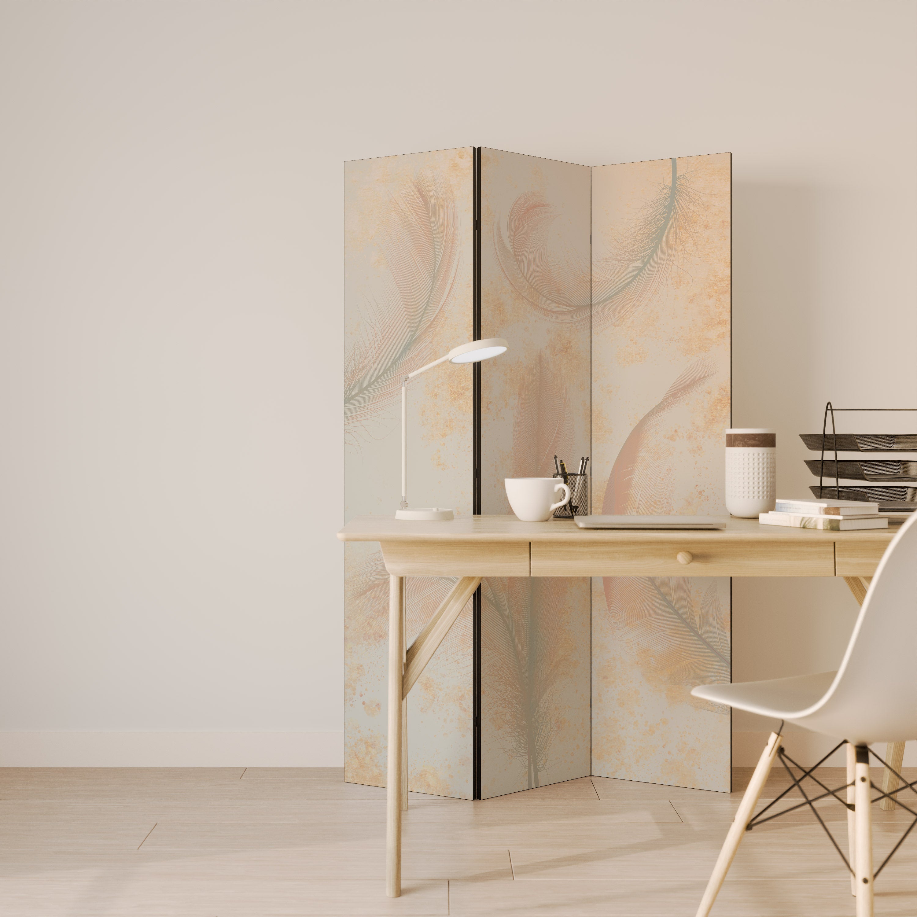 AURA OF LIGHT 3-Panel Room Divider