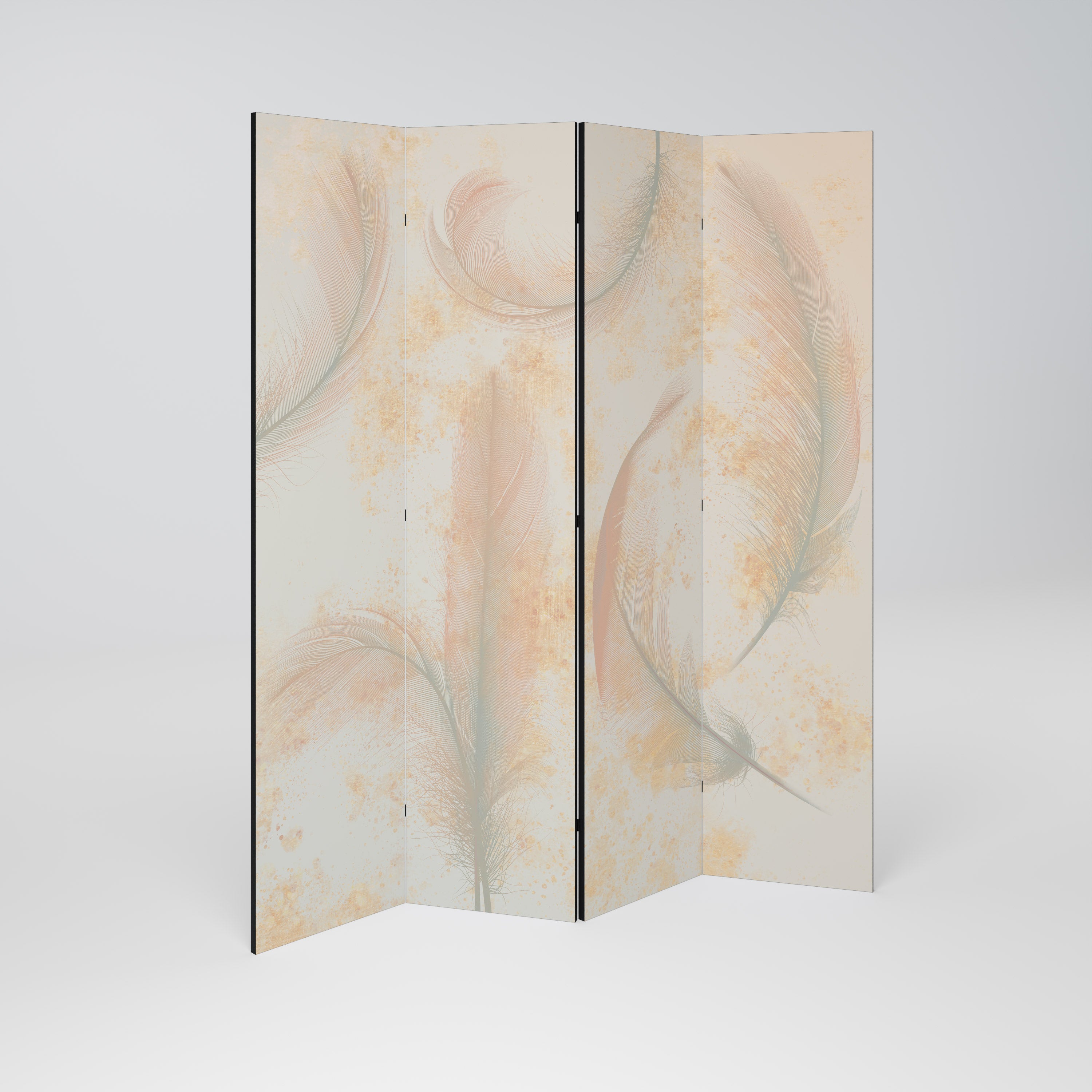AURA OF LIGHT 4-Panel Room Divider