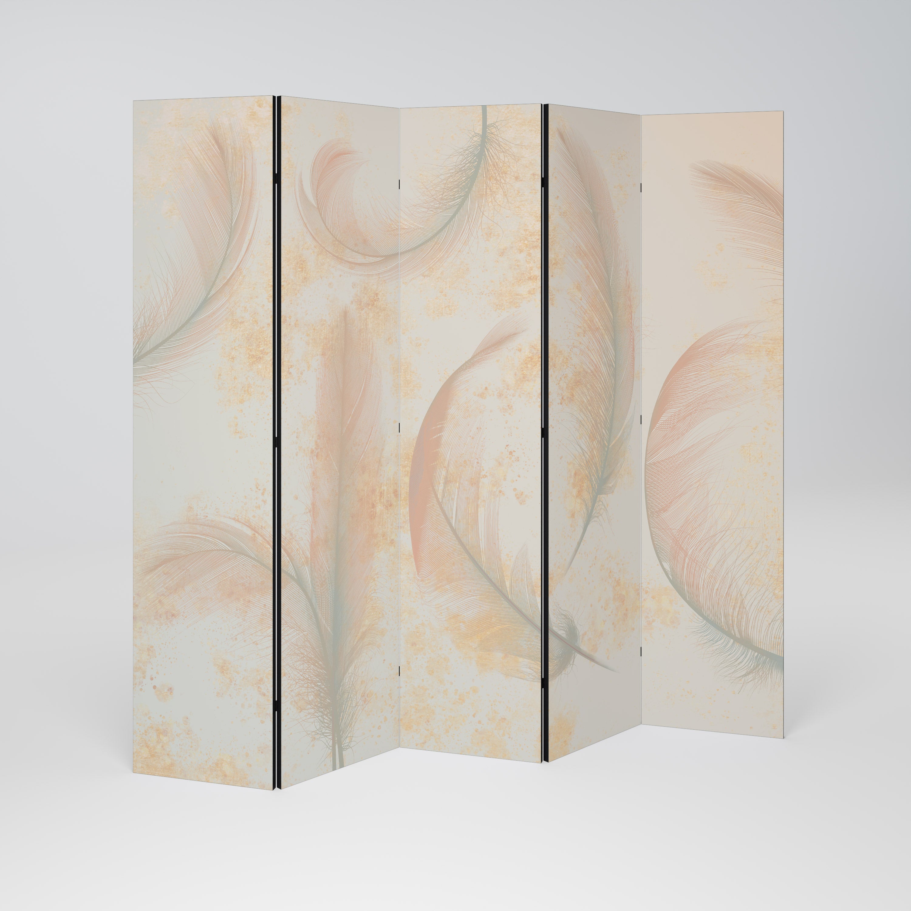 AURA OF LIGHT 5-Panel Room Divider