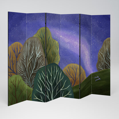 STARLIT VIBE 6-Panel Room Divider