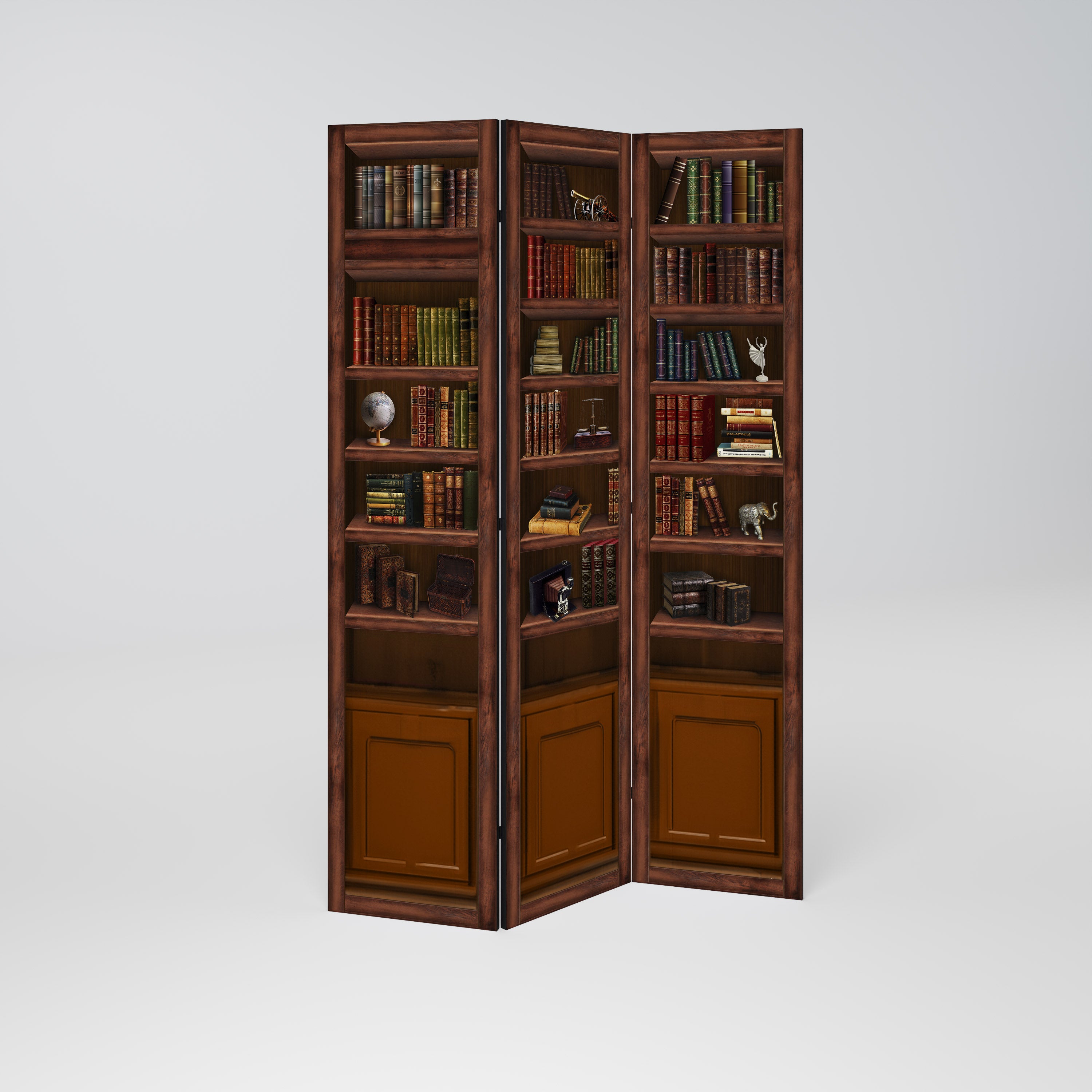WISDOM IN WOOD 3-Panel Room Divider