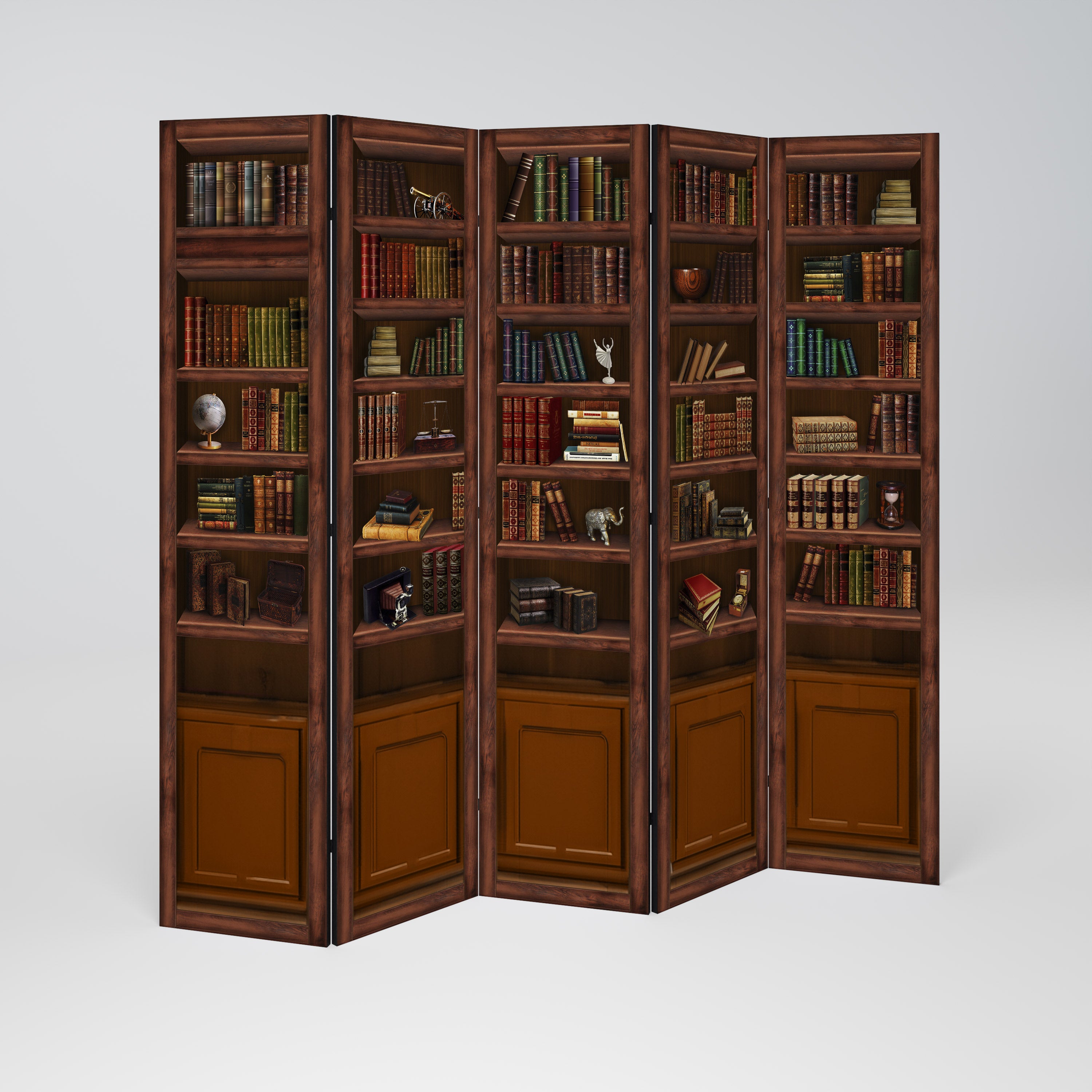 WISDOM IN WOOD 5-Panel Room Divider