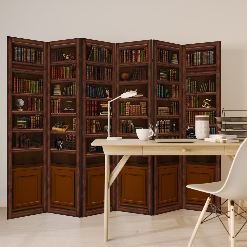 WISDOM IN WOOD 6-Panel Room Divider