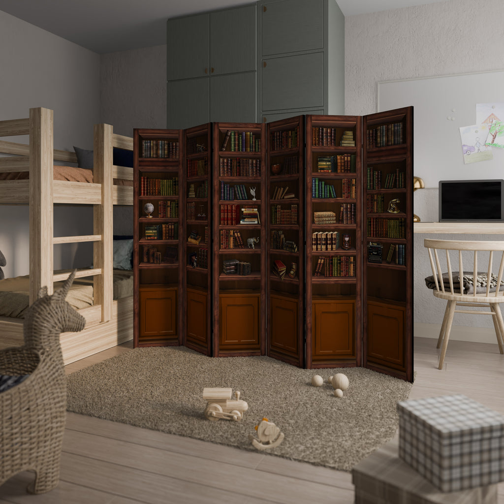 WISDOM IN WOOD 6-Panel Room Divider