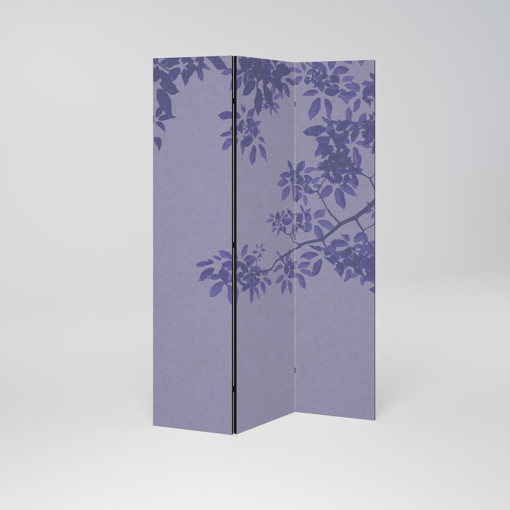 ELEGANT LEAFY VEIL Decorative 3-Panel Room Divider