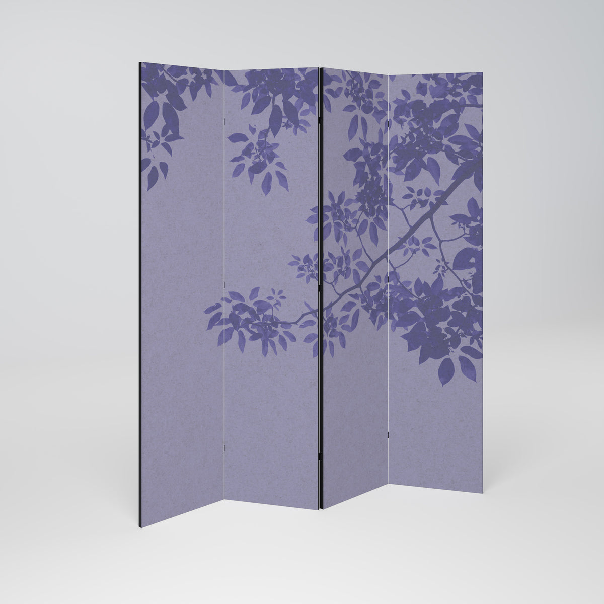 ELEGANT LEAFY VEIL 4-Panel Room Divider