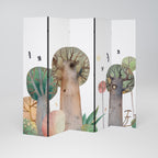 FLIGHT OVER 5-Panel Room Divider