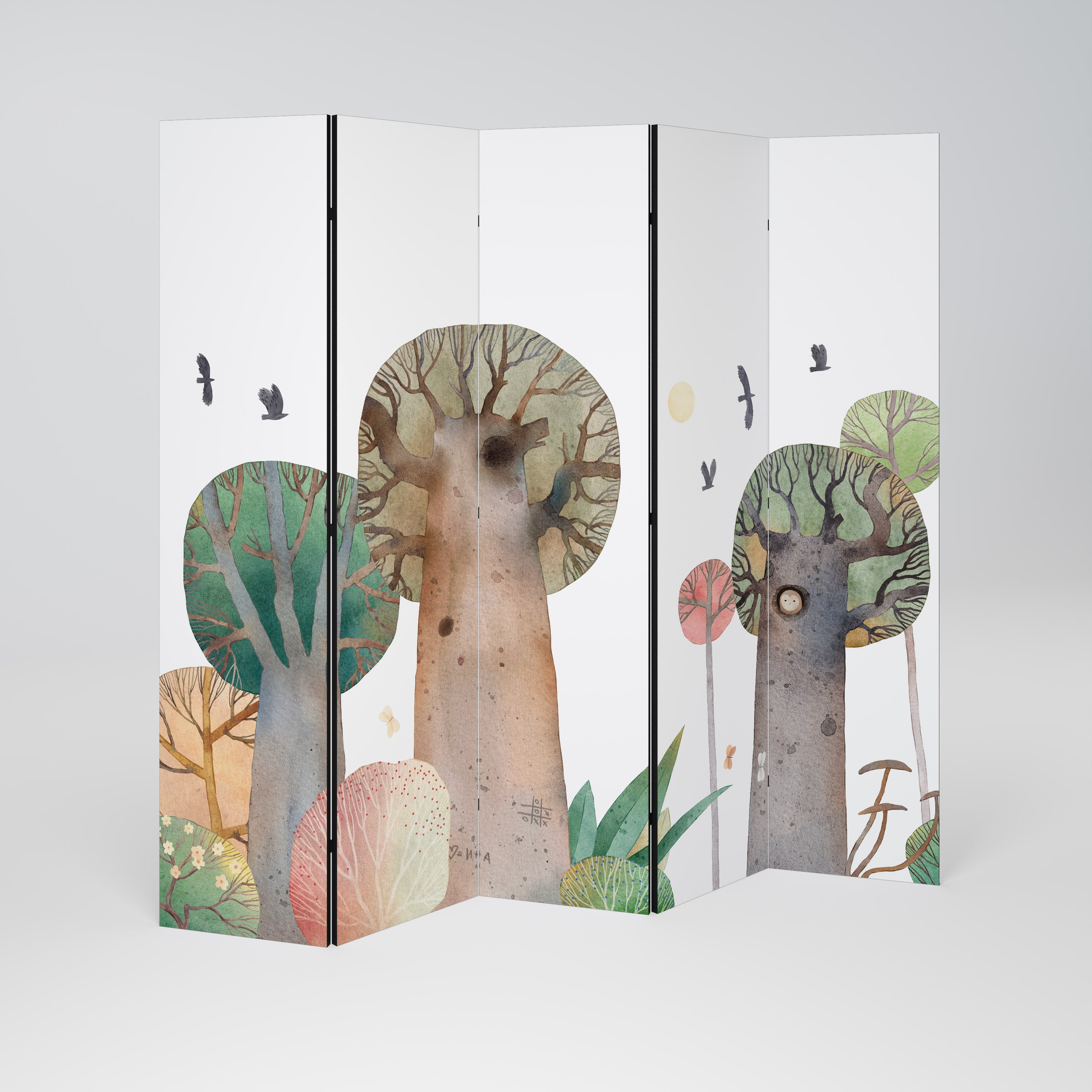 Paravent décoratif à 5 panneaux FLIGHT OVER