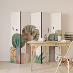 FLIGHT OVER 5-Panel Room Divider