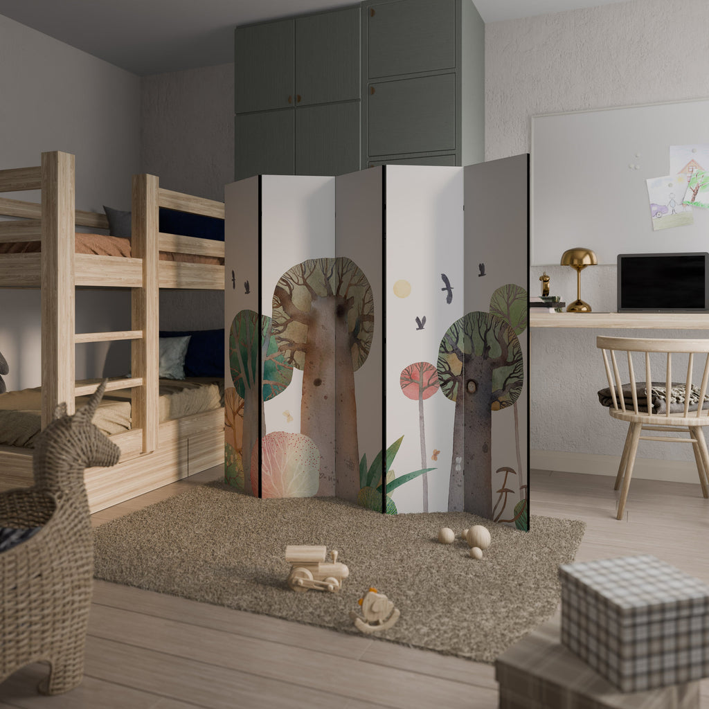 Paravent décoratif à 5 panneaux FLIGHT OVER