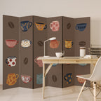 COFFEE BREAK 6-Panel Room Divider
