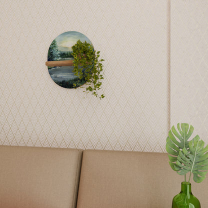 FOREST SUNSET Art Shelf