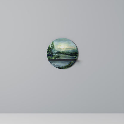 FOREST SUNSET Art Shelf