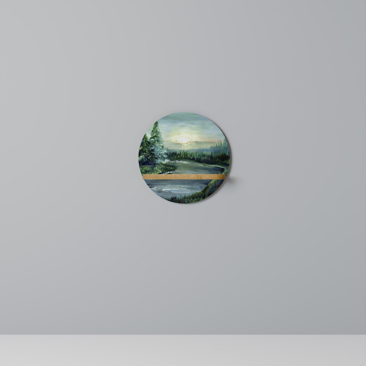 FOREST SUNSET Art Shelf