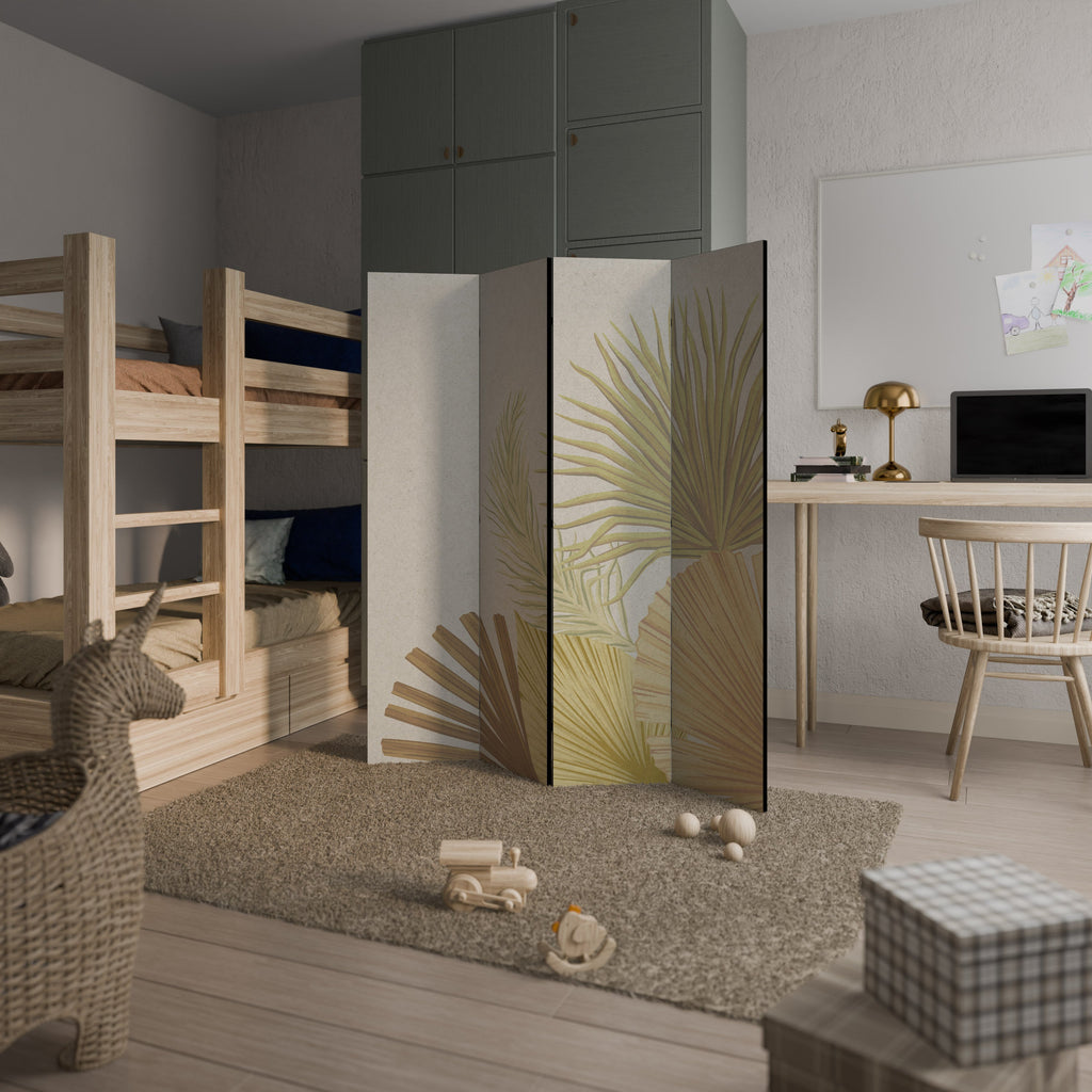 Paravent décoratif à 4 panneaux « ÉPIDÉMIE TROPICALE »