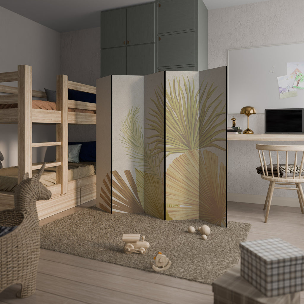 Paravent décoratif à 5 panneaux « ÉPIDÉMIE TROPICALE »