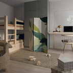LEAFY VIBRATION 3-Panel Room Divider