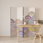 PASTEL OCEAN DREAMS 4-Panel Room Divider