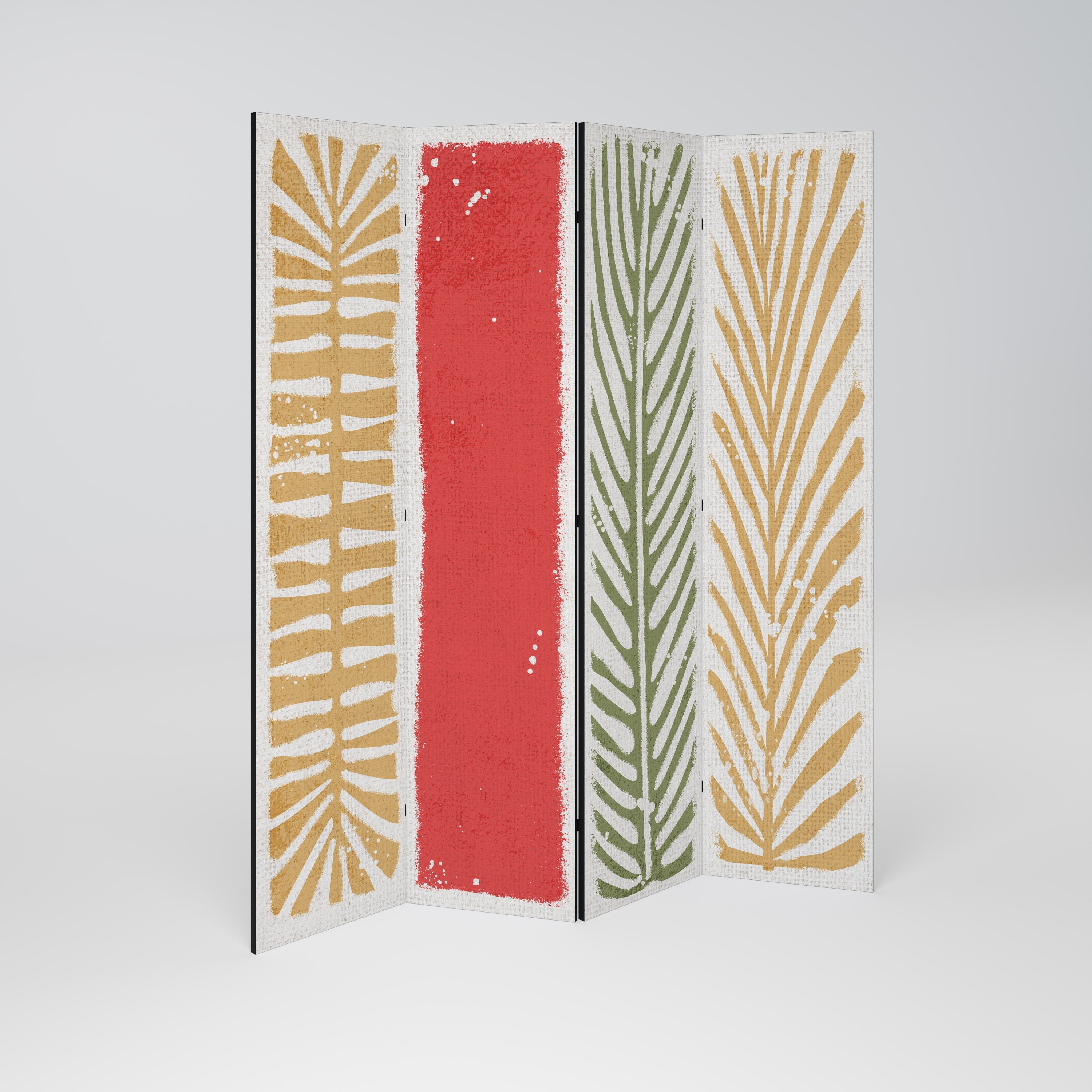 Paravent décoratif à 4 panneaux GREENERY WALK