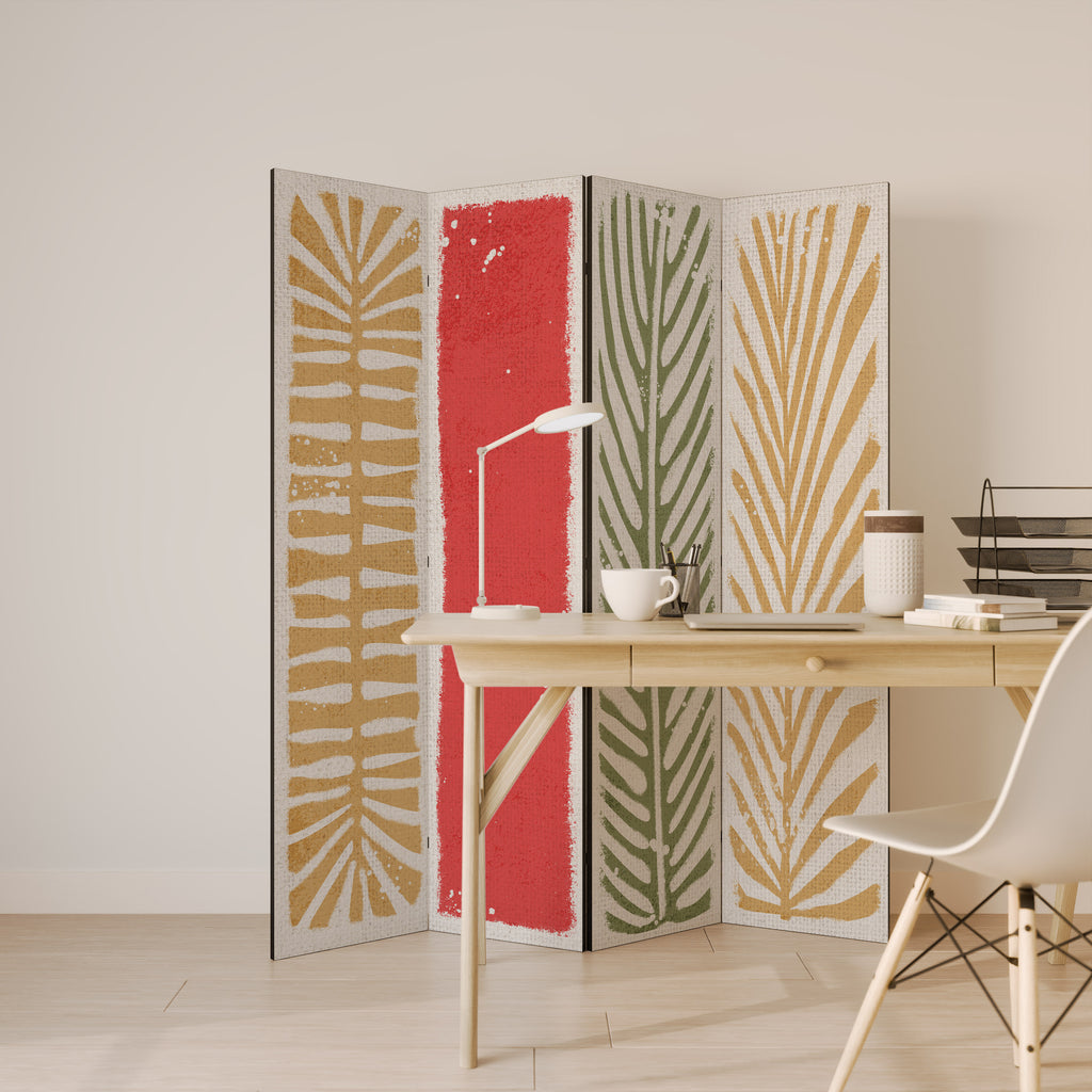 GREENERY WALK 4-Panel Room Divider