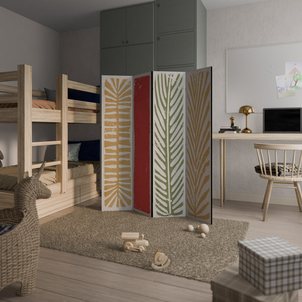 Paravent décoratif à 4 panneaux GREENERY WALK