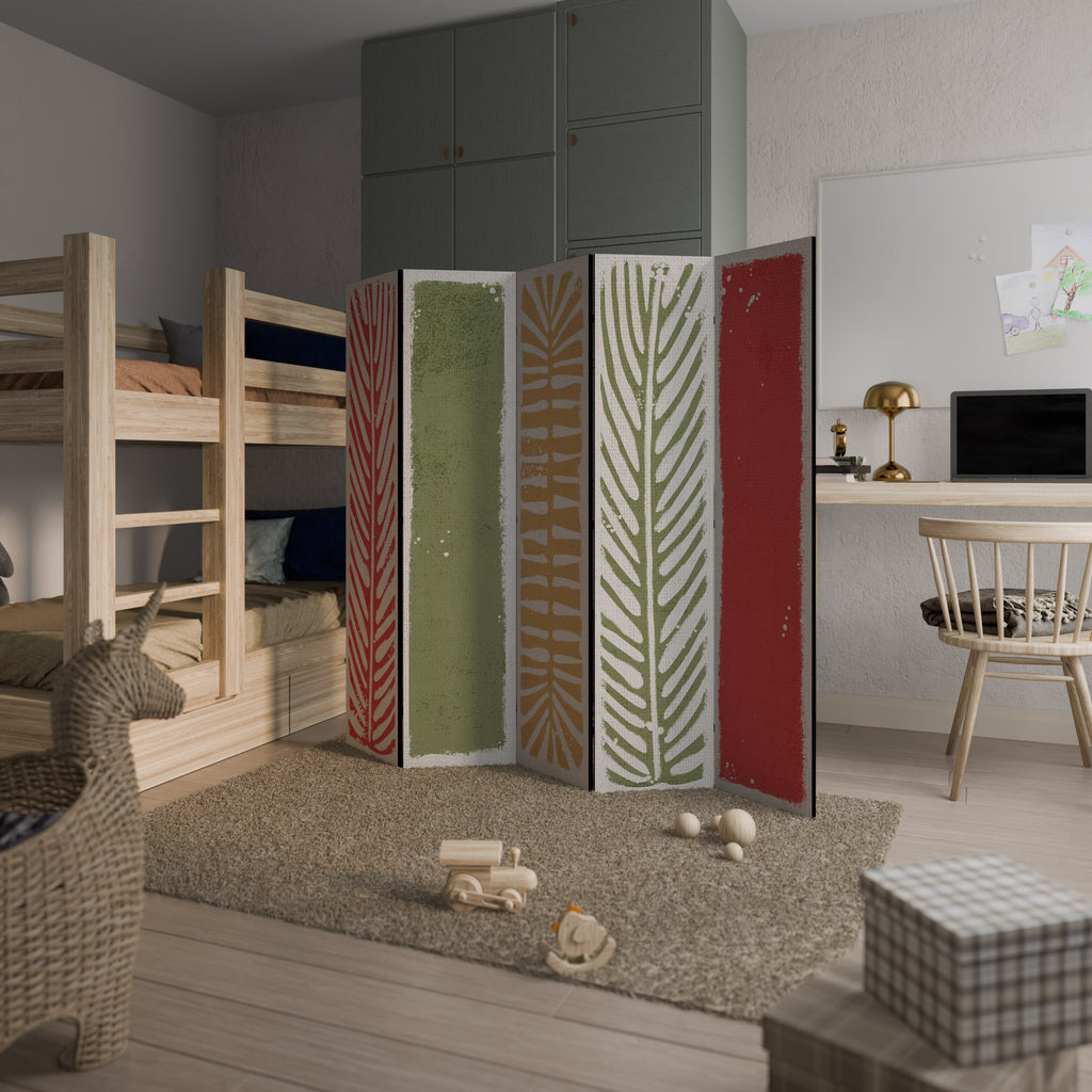Paravent décoratif à 5 panneaux GREENERY WALK