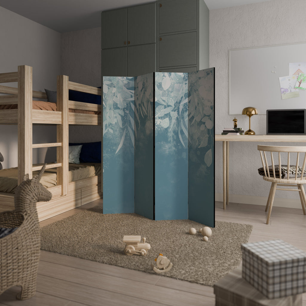 Séparateur de pièce décoratif à 4 panneaux ÉLÉGANT NATURES EMBRACE