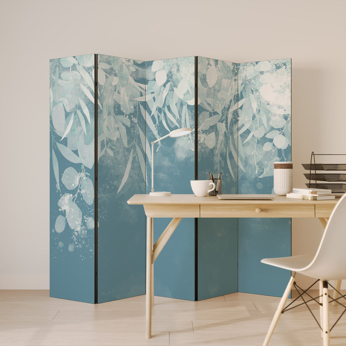 ELEGANT NATURES EMBRACE 5-Panel Room Divider