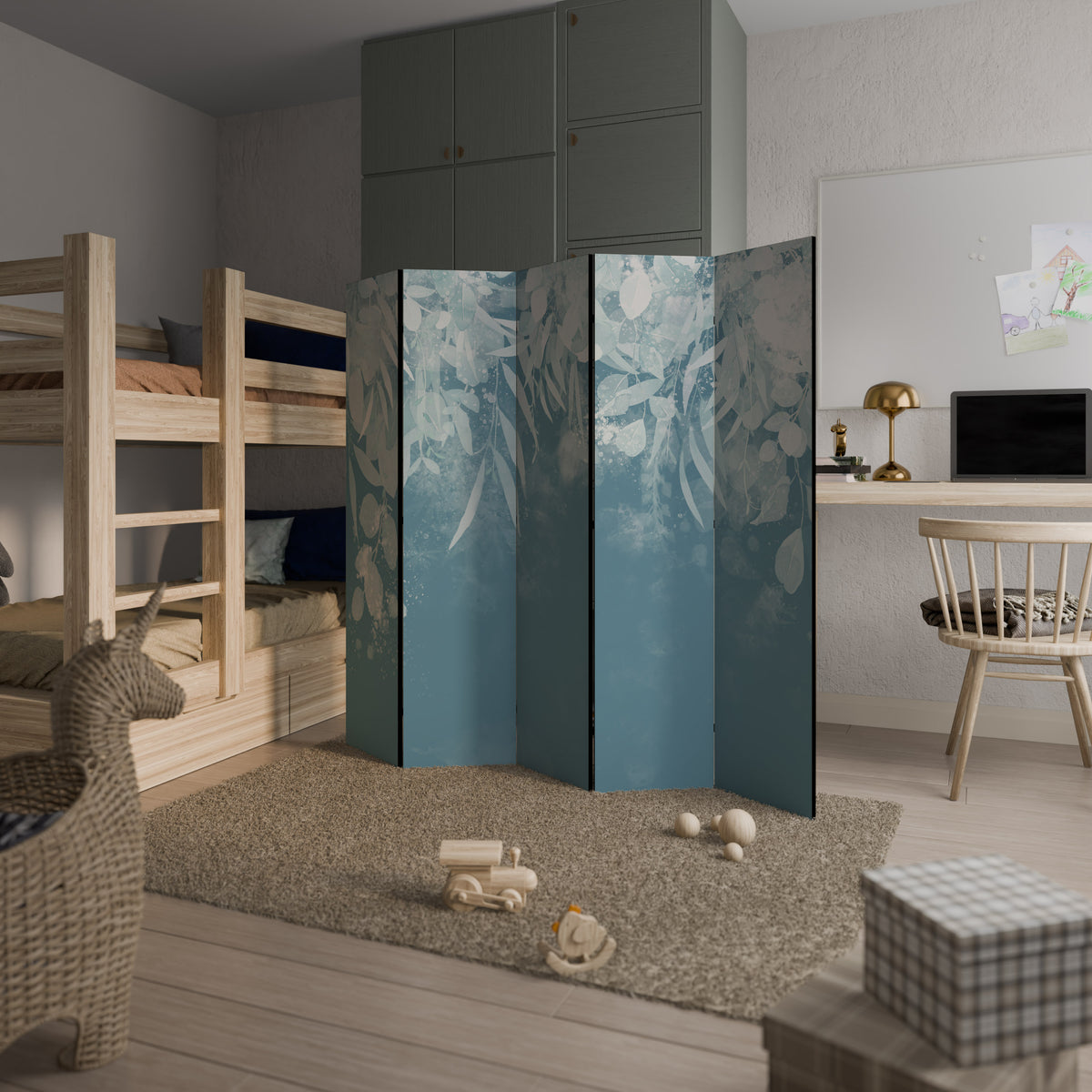 ELEGANT NATURES EMBRACE 5-Panel Room Divider