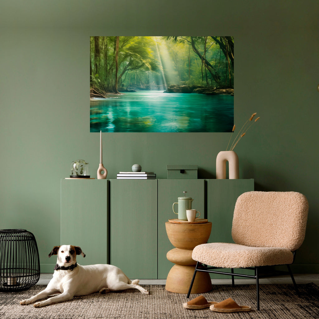 Affiche horizontale autocollante SERENE REFLECTIONS