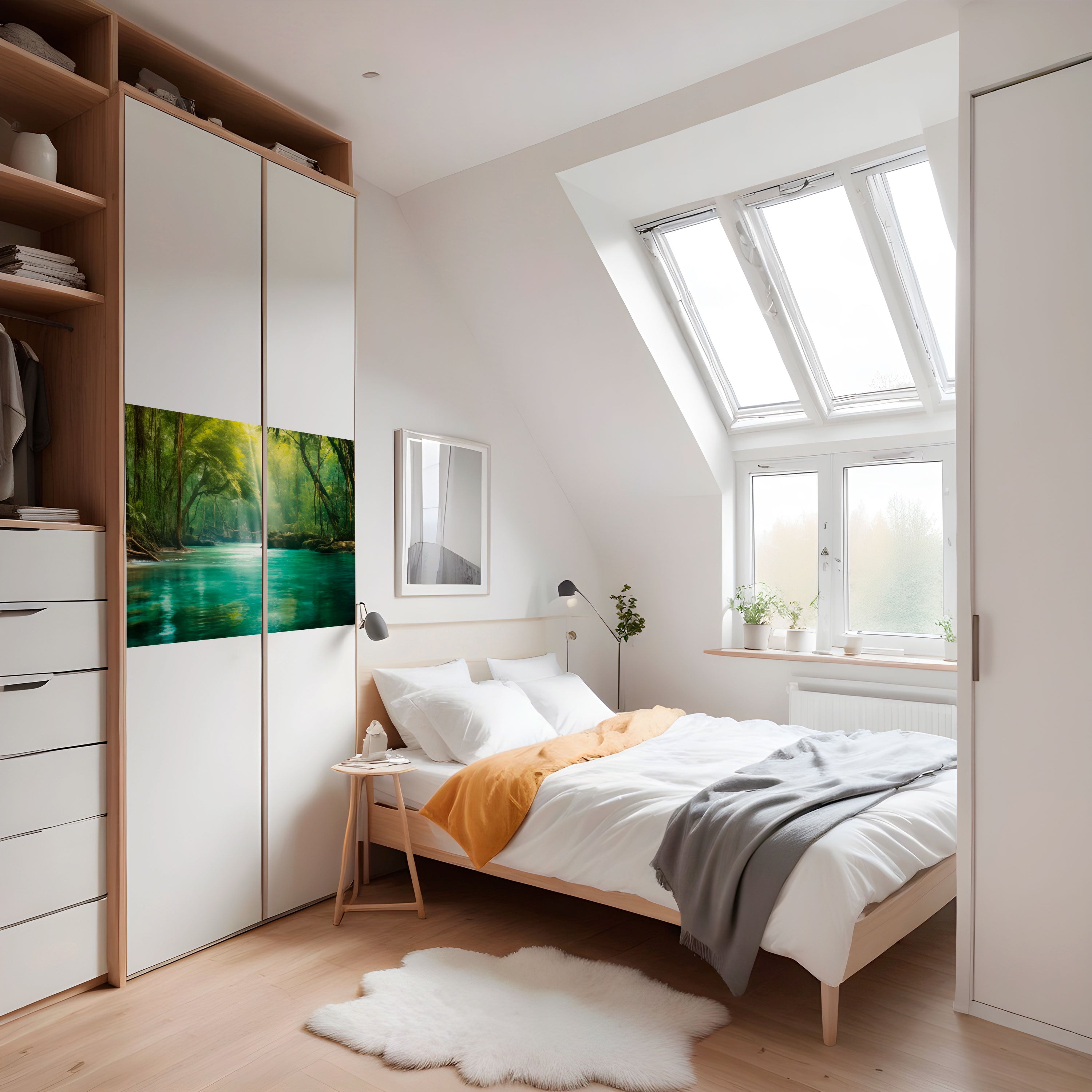 Affiche horizontale autocollante SERENE REFLECTIONS