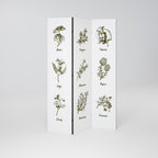HERBAL FINESSE - ENG 3-Panel Room Divider