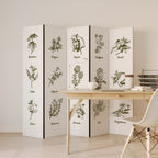 HERBAL FINESSE - DE 5-Panel Room Divider