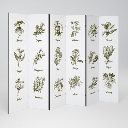 HERBAL FINESSE - IT 6-Panel Room Divider