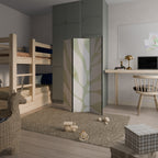 BOTANICAL SPARK 3-Panel Room Divider