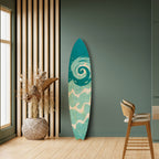 AQUA HELIX Surfboard Decorative Panel
