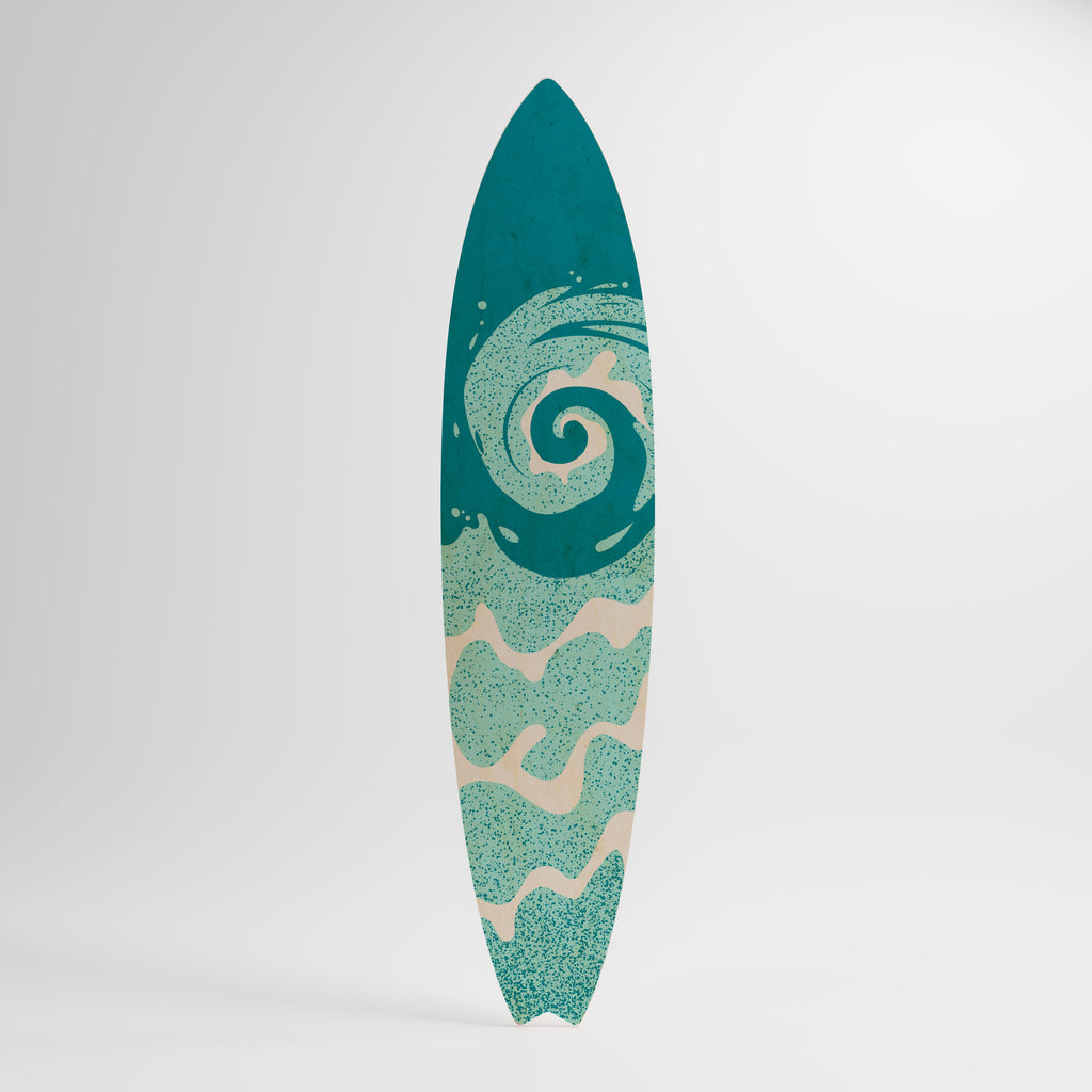 AQUA HELIX Surfboard Decorative Panel
