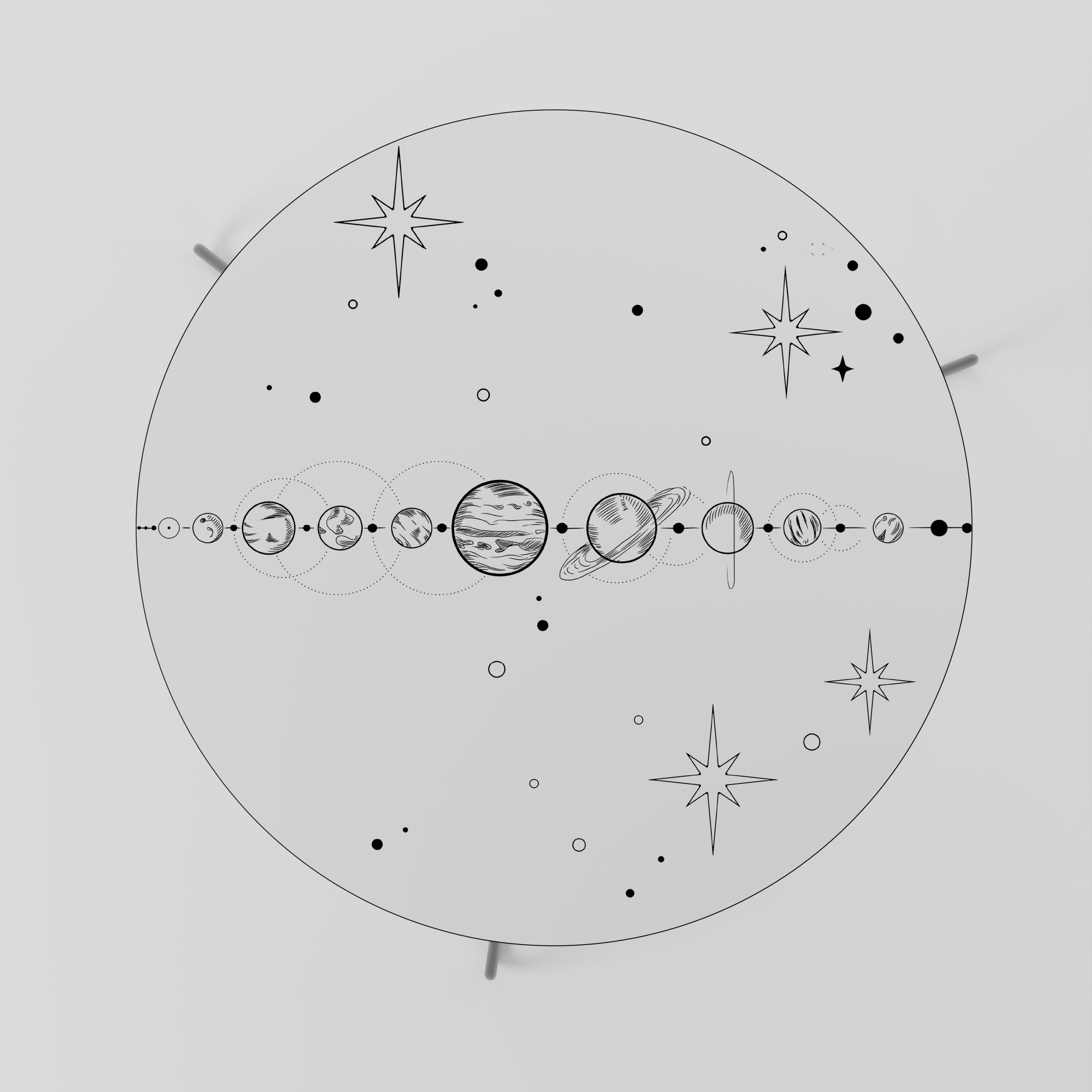 Table basse GALAXY OUTLINE 69