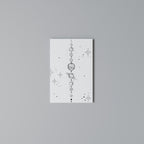GALAXY OUTLINE Vertical Canvas Print