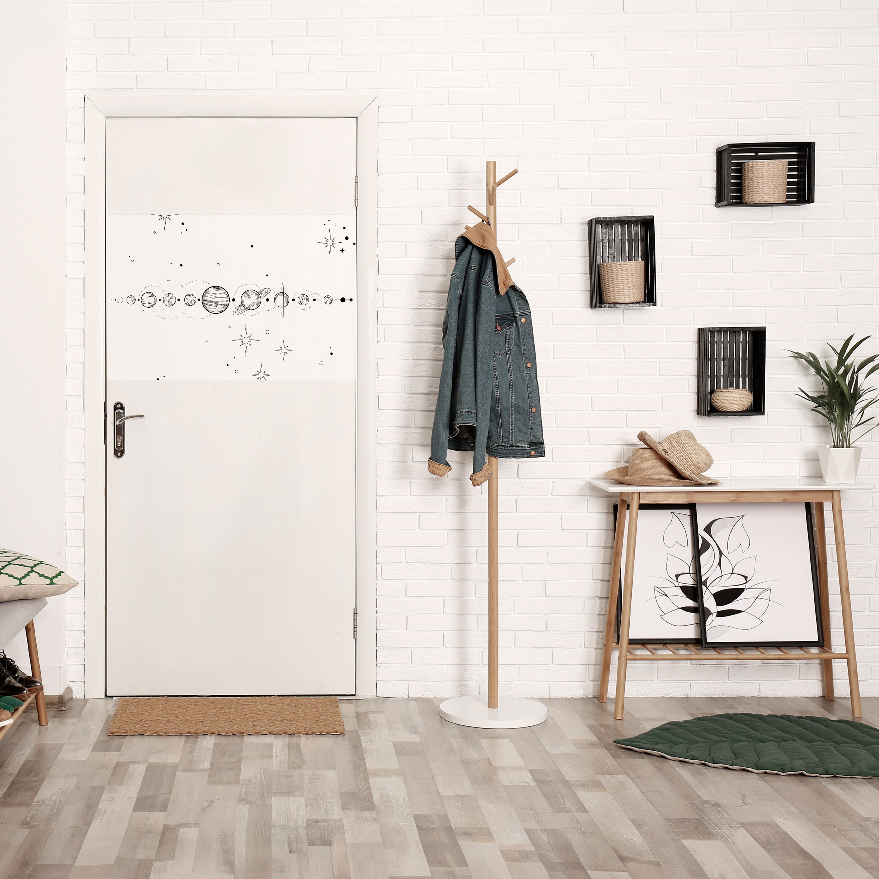 Affiche horizontale autocollante GALAXY OUTLINE